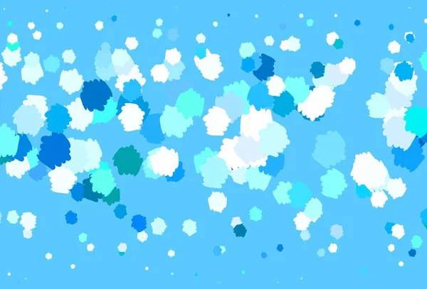 Modèle Vectoriel Bleu Clair Vert Avec Des Formes Chaotiques Design — Image vectorielle