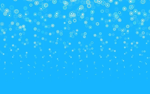 Light Blue Yellow Vector Backdrop Dots Blurred Decorative Design Abstract — Stock Vector