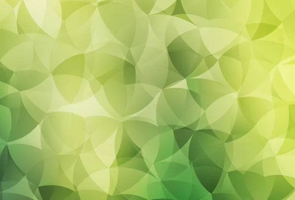 Světle Zelená Žlutá Vektorová Kulisa Memphisovými Tvary Jednoduchá Barevná Ilustrace — Stockový vektor