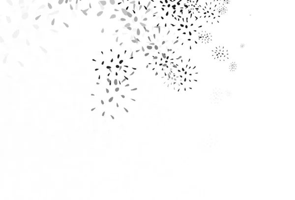Lichtgrijze Vector Elegant Behang Met Bladeren Creatieve Illustratie Wazige Stijl — Stockvector