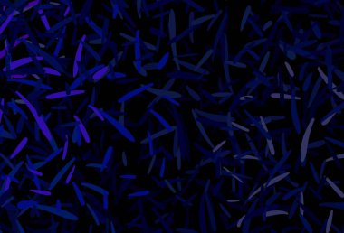 Koyu pembe, parlak çizgili mavi vektör arkaplan. Çizgilerle modern geometrik soyut çizim. Güzel geçmişiniz için şablon.