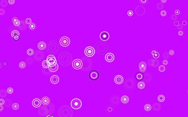 Açık yeşil, daireli kırmızı vektör şablonu. Renkli su damlaları olan modern soyut çizimler. Fütürist reklamlar ve kitapçıklar için şablon.