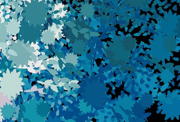 Rastgele biçimli açık mavi vektör deseni. Soyut gradyan şekilli basit renkli çizimler. Kartvizitiniz için modern tasarım.