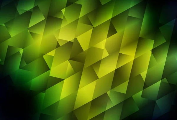 Темно Зеленый Желтый Векторный Обратный Ход Ромбом Красивая Иллюстрация Прямоугольниками — стоковый вектор