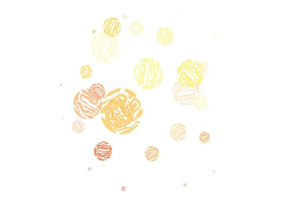 Светло Желтая Векторная Компоновка Изогнутыми Линиями Современная Абстрактная Градиентная Иллюстрация — стоковый вектор