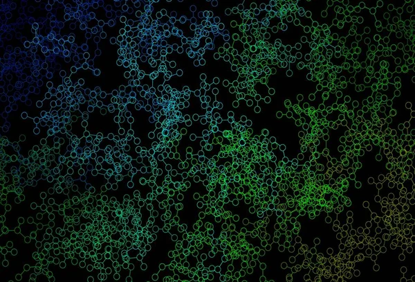 Темно Синий Зеленый Вектор Искушают Структурой Искусственного Интеллекта Яркая Иллюстрация — стоковый вектор
