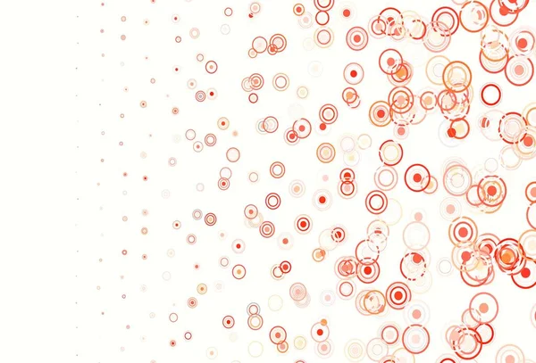 Világoszöld Piros Vektor Sablon Körökkel Vonalakkal Gyönyörű Színes Illusztráció Körökkel — Stock Vector