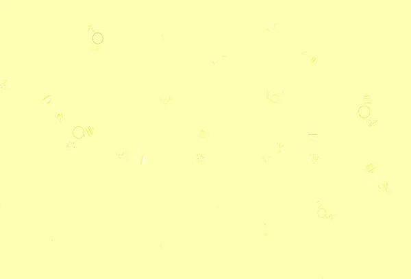 Светло Зеленый Желтый Векторный Узор Многоугольным Стилем Кругами Современная Абстрактная — стоковый вектор