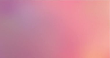 4K döngü açık pembe, sarı animasyon bulanık arka plan.