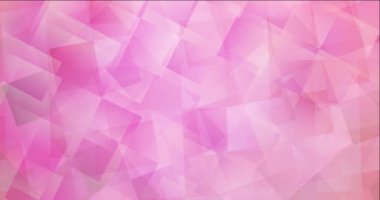 4K açık pembe görüntüler çokgen biçiminde döngüleniyor.