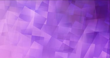 Eşkenar dörtgenli açık mor soyut animasyon 4K döngüsü.