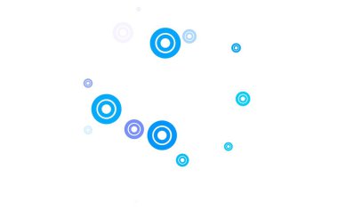 Açık pembe, küreli mavi vektör deseni. Bulanık yağmur damlaları olan soyut bir çizim. Poster ve web siteleri için tasarım.