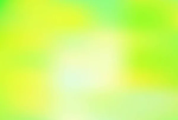 Светло Зеленый Желтый Вектор Размыт Абстрактная Красочная Иллюстрация Градиентом Фон — стоковый вектор