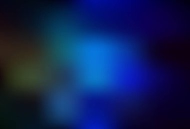 Koyu mavi, yeşil vektör bulanık desen. Parlak renkli bir illüstrasyon. İş tasarımınız için yeni biçim.