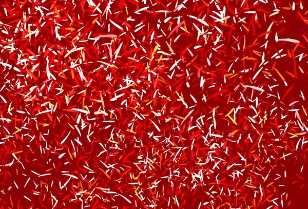 Светло Красная Желтая Векторная Компоновка Плоскими Линиями Красочная Сияющая Иллюстрация — стоковый вектор