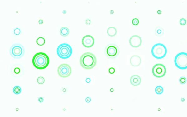 Fond Vectoriel Vert Clair Avec Des Taches Bulles Floues Sur — Image vectorielle
