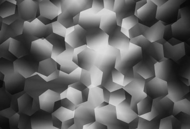 Light Gray vektörü soyut çokgen arkaplan. Çokgen biçiminde, gradyan ile renkli çizimler. Arkaplanlarınız için desenli desen.