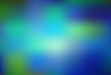 Açık yeşil vektör soyut parlak şablonu bulanıklaştırdı. Gradyan tasarımlı, soyut, ışıltılı çizimler. Bir cep telefonu için arka plan.