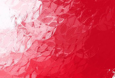 Soyut biçimlerde açık kırmızı vektör dokusu. Renkli rastgele şekillerle modern soyut illüstrasyon. Kartvizitiniz için modern tasarım.