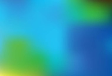 Açık mavi, yeşil vektör soyut parlak şablonu bulanıklaştırdı. Eğilimli zarif, parlak bir çizim. Marka kitabınız için yeni biçim tasarımı.