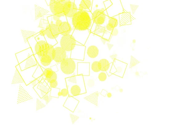 Vert Clair Fond Vectoriel Jaune Avec Style Polygonal Avec Des — Image vectorielle