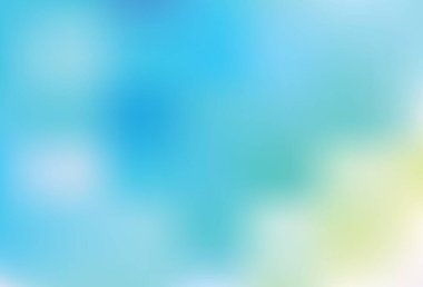 Açık mavi, yeşil vektör soyut düzeni. Renkli soyut çizimler ve gradyan. İşiniz için en iyi bulanık tasarım..