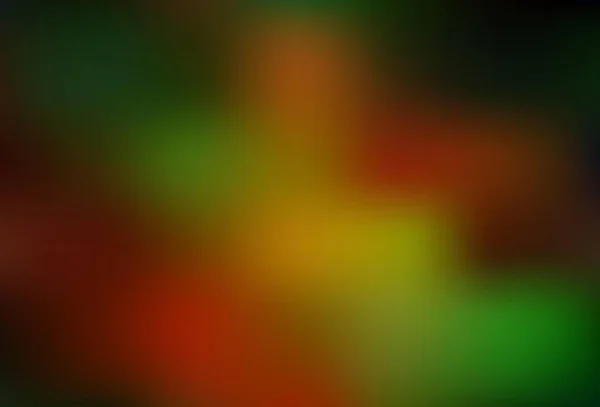 Dark Green Yellow Vector Abstract Blurred Background Абстрактна Кольорова Ілюстрація — стоковий вектор