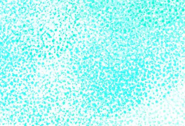 Lekeli açık yeşil vektör arka planı. Bulanık dekoratif tasarım baloncuklu soyut tarzda. Reklamlar, broşürler için desen.