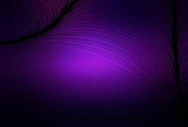 Koyu mor, pembe çizgili vektör deseni. Eğilimli soyut bir çizim. Tasarımınız için basit şablon.