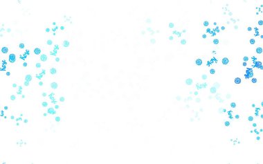 Hafif Mavili vektör şablonu, çiçekli, güllü. Karalama tarzında çiçekli renkli bir çizim. Cep telefonlarının geçmişleri için şablon.