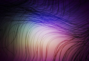 Koyu pembe, yeşil vektör soyut parlak doku. Soyut ve gradyan renkte renkli çizimler. Çalışmalarınız için akıllı tasarım.