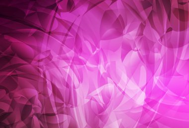 Memphis şekilli açık pembe vektör arkaplan. Modern tarzda değişen renkli kaotik formlar. Bir cep telefonu için arka plan.