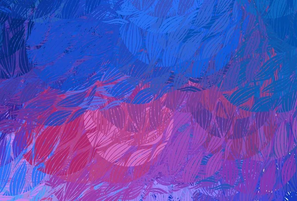 Açık mavi, soyut şekilli kırmızı vektör arkaplan. Renkli rastgele şekillerle modern soyut illüstrasyon. Kartvizitiniz için modern tasarım.