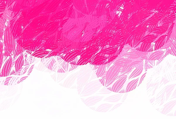 Soyut şekilli açık pembe vektör arkaplanı. Renkli rastgele şekillerle modern soyut illüstrasyon. Web siteniz için basit tasarım.