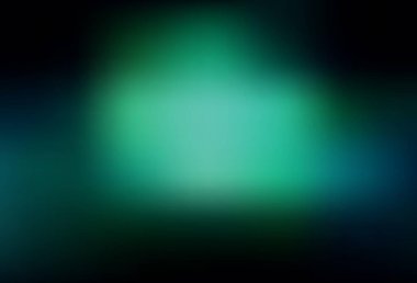 Koyu mavi, yeşil vektör soyut bulanık düzen. Soyut ve gradyan renkte renkli çizimler. Bir cep telefonu için arka plan.