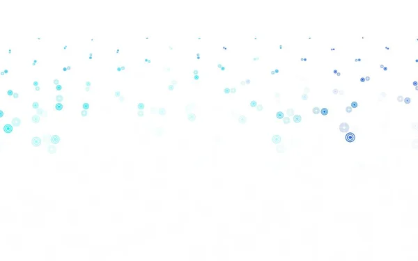 Heller Blauer Vektorhintergrund Mit Flecken Schöne Farbige Illustration Mit Verschwommenen — Stockvektor