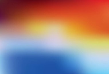 Açık mavi, kırmızı vektör renkli bulanık arkaplan. Eğilimli zarif, parlak bir çizim. Çalışmalarınız için akıllı tasarım.