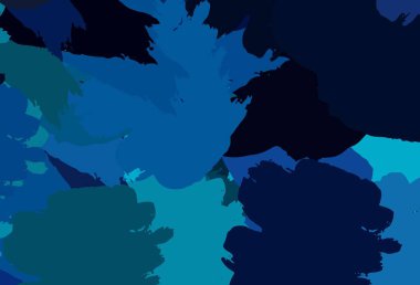 Açık mavi, soyut şekilli yeşil vektör dokusu. Soyut tarzda rengarenk gradyan şekilleri olan bir resim. Duvar kağıtları için zarif tasarım.