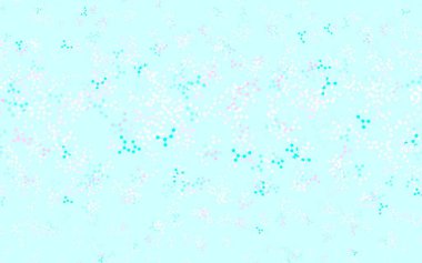 Açık Pembe, yapay zeka yapısına sahip mavi vektör şablonu. Yapay zeka bağlantılarıyla basit bir şekilde renkli tasarım. Poster ve teknoloji sembolü.