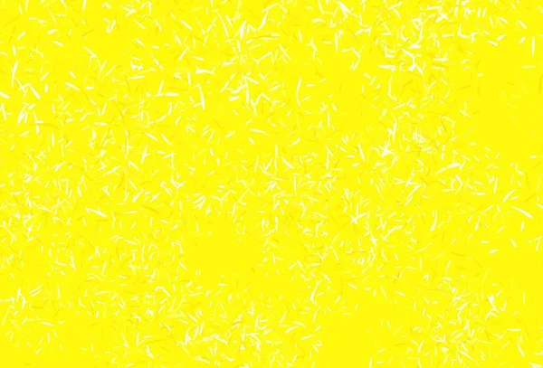 Padrão Vetor Amarelo Claro Com Linhas Afiadas Glitter Ilustração Abstrata — Vetor de Stock