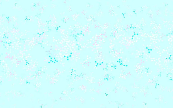 浅粉色 蓝色矢量模板 具有人工智能结构 多彩的设计 风格简洁 带有人工智能链接 海报图案 技术横幅 — 图库矢量图片