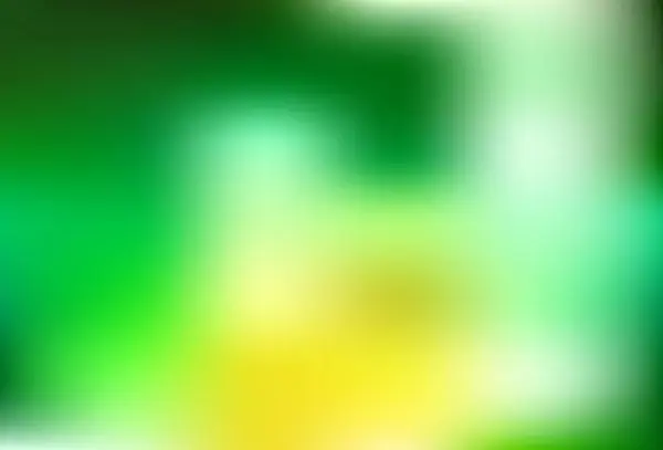 Verde Claro Vetor Amarelo Desfocado Fundo Uma Ilustração Colorida Completamente — Vetor de Stock