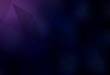 Koyu mor, pembe vektör düşük polimer arkaplan. Gradyanı olan üçgen geometrik örnek. Pankartın için tamamen yeni bir şablon.