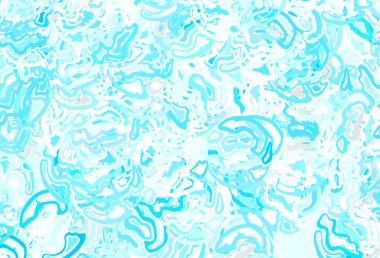 Açık mavi, soyut şekilli yeşil vektör dokusu. Soyut gradyan şekilli basit renkli çizimler. İşiniz için en iyi akıllı tasarım.