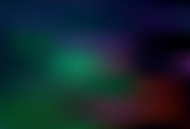 Koyu yeşil vektör soyut bulanık yerleşim. Gradyan tasarımlı, soyut, ışıltılı çizimler. Marka kitabınız için yeni biçim tasarımı.