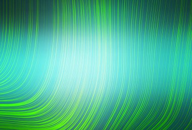 Açık yeşil vektör parlak deseni bulanıklaştırdı. Görüntü stili ve gradyanı olan yeni renkli çizimler. İş tasarımınız için yeni biçim.