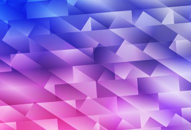 Açık Mor, dikdörtgen biçiminde pembe vektör dokusu. Renkli dikdörtgenleri olan bir resim. İş ilanları, broşürler, broşürler için desen