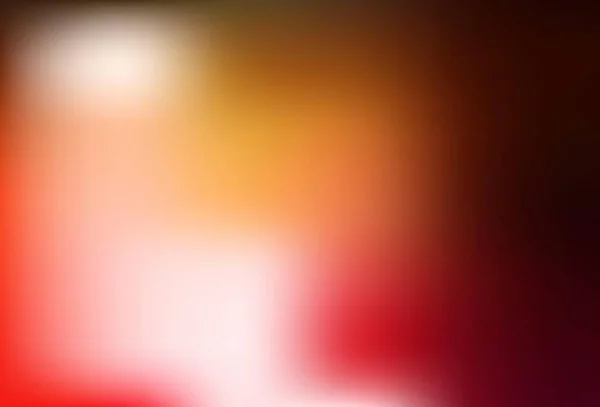 Rosso Scuro Vettore Giallo Offuscata Brillantezza Modello Astratto Elegante Illustrazione — Vettoriale Stock
