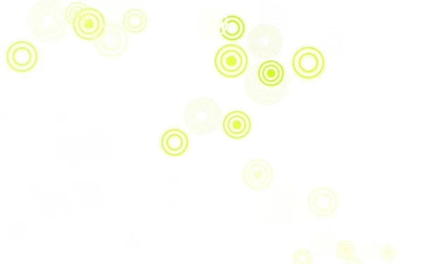 Светло Зеленый Красный Векторный Узор Сферами Размытый Декоративный Дизайн Абстрактном — стоковый вектор