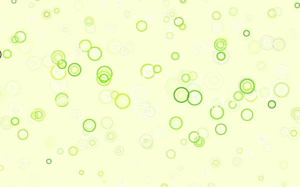 Ανοιχτό Πράσινο Κίτρινο Διάνυσμα Φόντο Κηλίδες Εικονογράφηση Σύνολο Λαμπερά Πολύχρωμα — Διανυσματικό Αρχείο